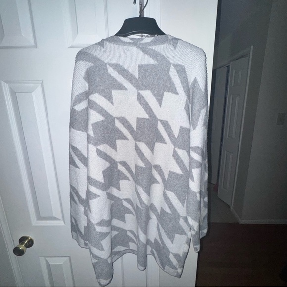 89th & Madison Cardigan Women's XL Aztec Print Open Front Knit Chunky Sweater - Picture 3 of 13